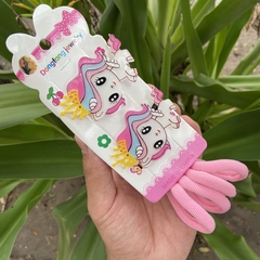 Set niña (dos picos unicornio con corona y cuatro colitas) - comprar online