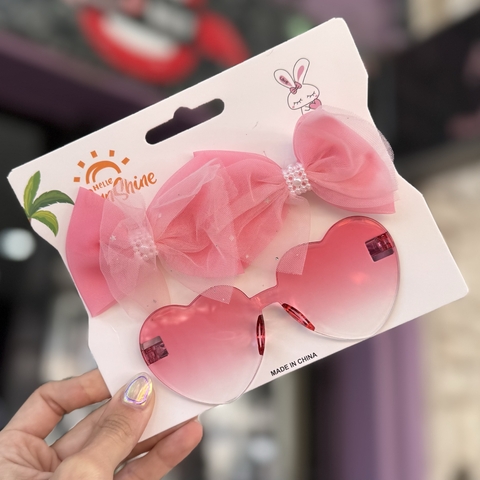 Set de niña lentes + accesorios