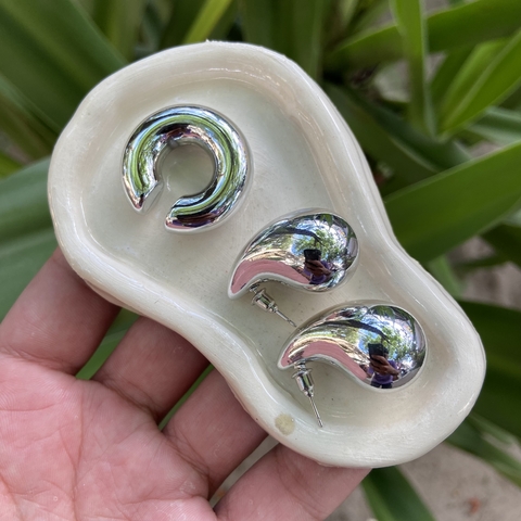 Set de cuff + aros Estefania