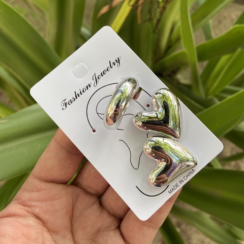 Set de cuff + aros Mariel