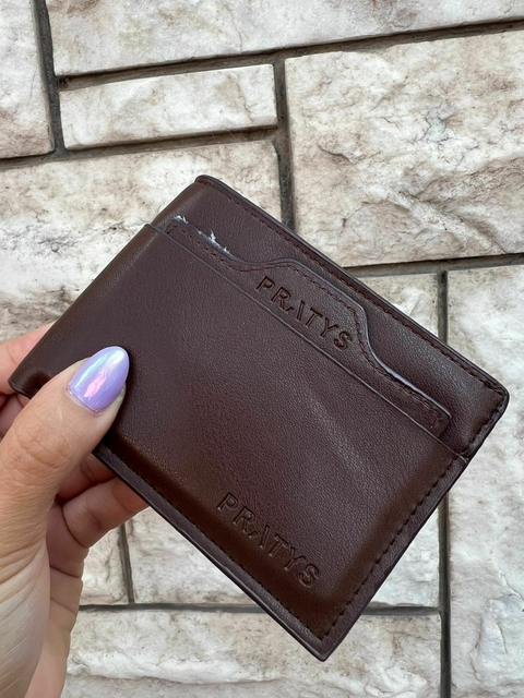 Billetera Dilan marrón oscuro