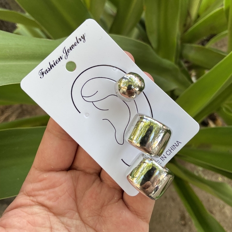 Set de aros + cuff Constanza