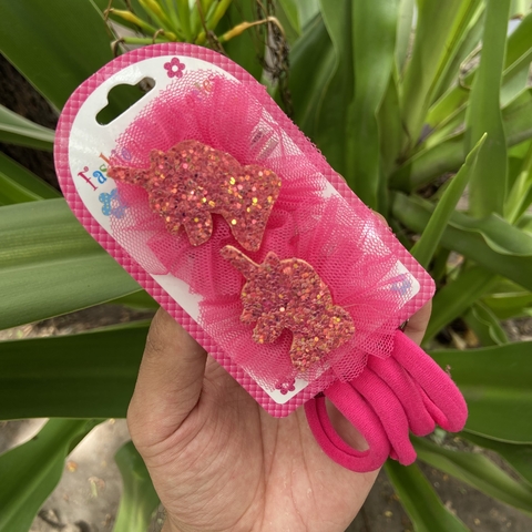 Set de niña (dos picos unicornio y cuatro colitas)