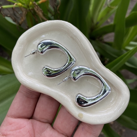 Aros textura varios plateados Genesis