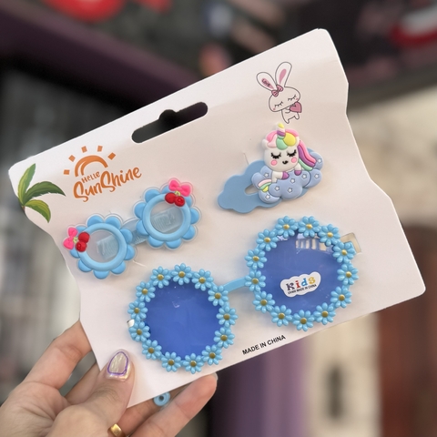 Set de niña lentes + accesorios