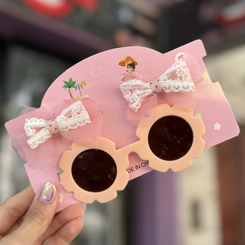 Set de niña lentes + accesorios