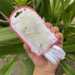 Set de niña (dos picos unicornio y cuatro colitas) en internet