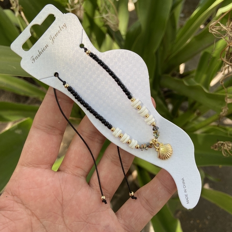 Tobillera almeja negra