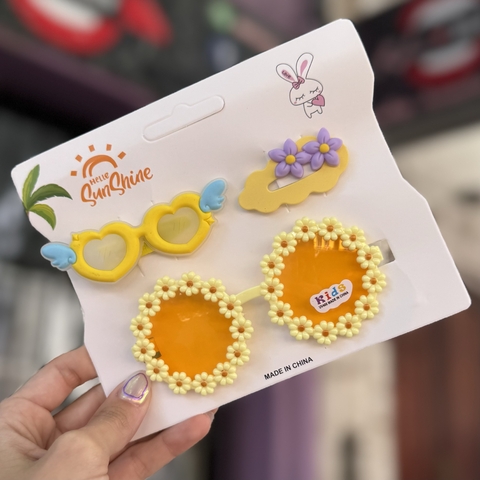 Set de niña lentes + accesorios