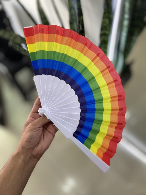 Abanicos multicolor
