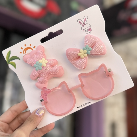 Set de niña lentes + accesorios