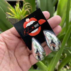 Aros gota grandes Micaela