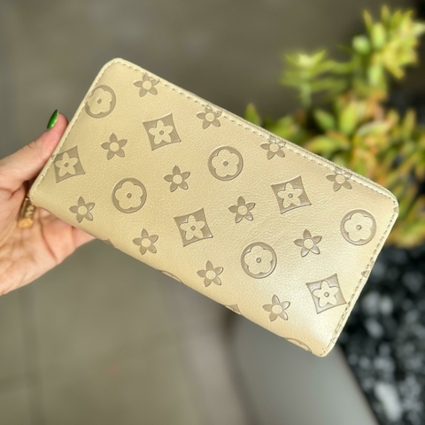 Billetera louis vuitton beige