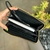 Billetera flor negra mediana pratys - comprar online
