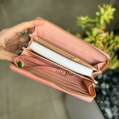 Billetera corazones pratys rosa viejo - comprar online