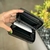 Billetera puffer negra chica - comprar online