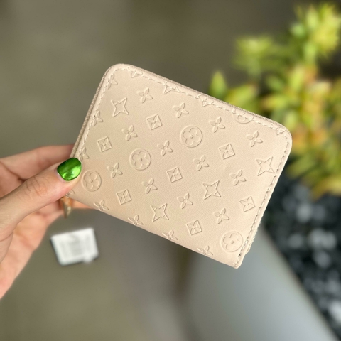 Billetera louis vuitton beige chica