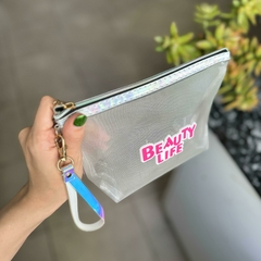 Porta cosmeticos beauty life / color. blanco - comprar online