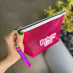Porta cosmeticos beauty life / color: fucsia - comprar online