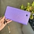 Billetera amayra tela de avion violeta