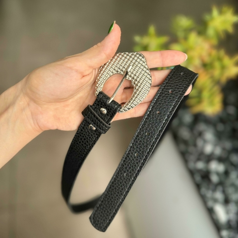 Cinto milagros negro 97cm