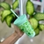 Vaso con sorbete estampado / color: verde