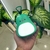Lampara velador pera / verde - comprar online