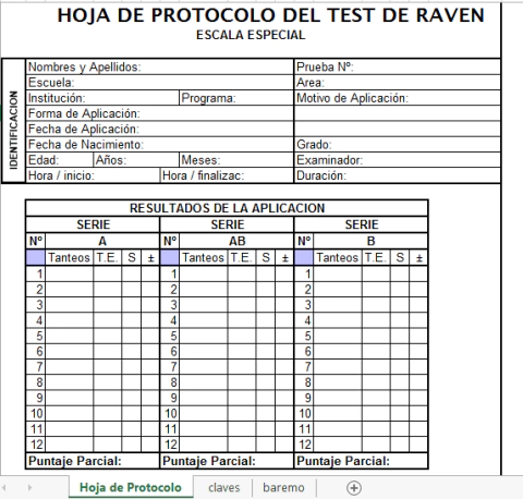 Test de Raven Completo - Versión Pro - Automatizado