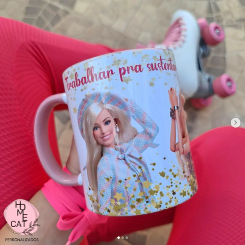 Arte "Barbie - Trabalhar pra sustentar..."