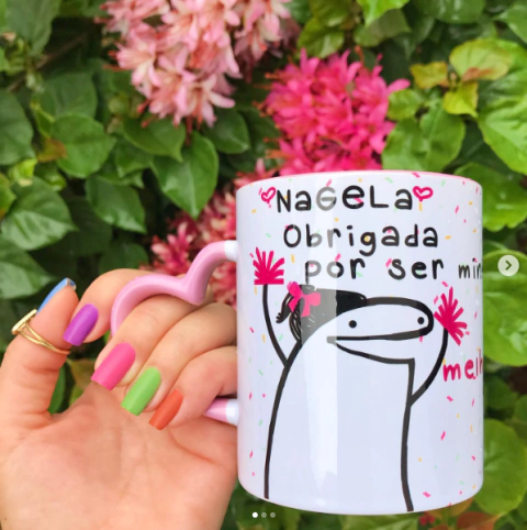 Arte Flork "Obrigada por ser minha melhor amiga"
