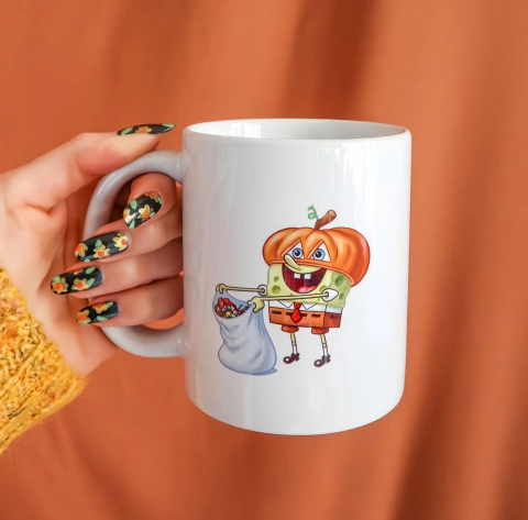 Arte "Bob Esponja Halloween"