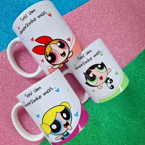 Kit digital "Meninas Super Poderosas" - Não toque na minha caneca!
