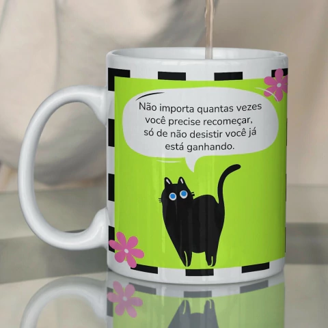 Arte Digital "Não importa quantas vezes você precise recomeçar, só de não desistir você já está ganhando"