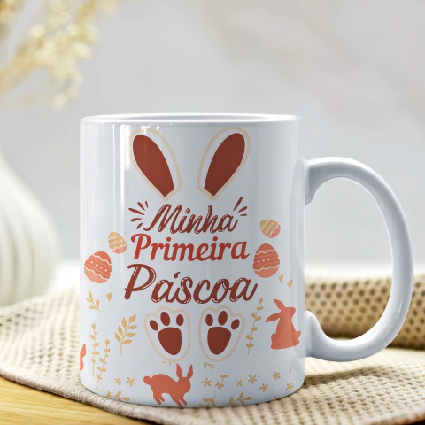 Arte Digital "Minha primeira Páscoa"