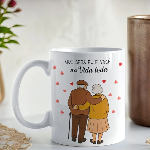 Arte Digital "Que seja eu e você, pra vida toda"