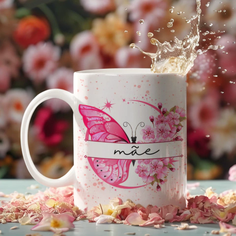 Arte Digital "Mãe, a mais linda METAMORFOSE já registrada"