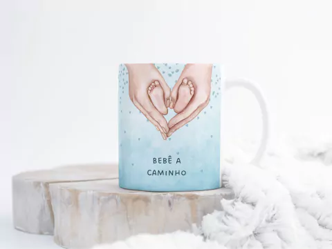 Arte "Bebê a Caminho"