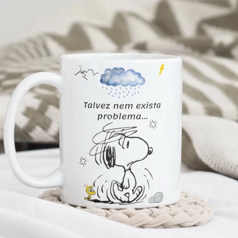 Arte Digital "Snoopy - Talvez nem exista problema,..."