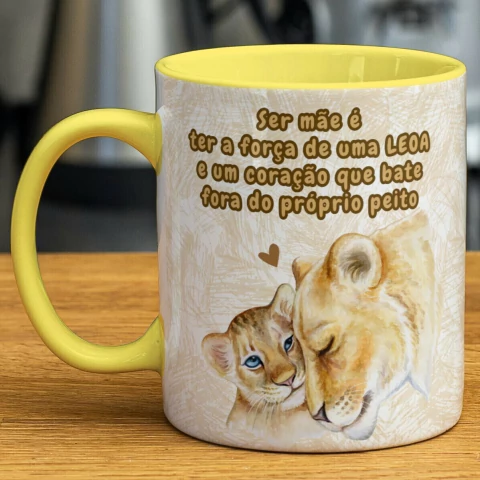 Arte Digital "Mãe Leoa"