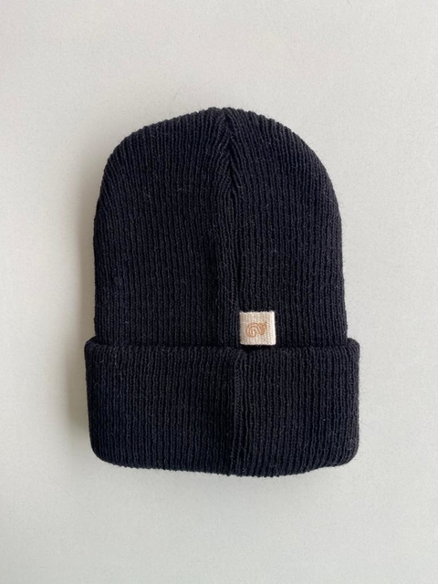 Touca de Tricô Preta