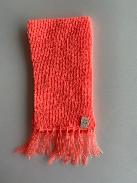 Manta de Tricô Laranja