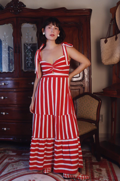 Vestido Listra Tomate - comprar online