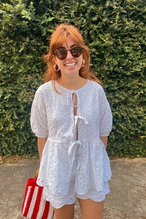 Bata Laços Laise Jardim - comprar online