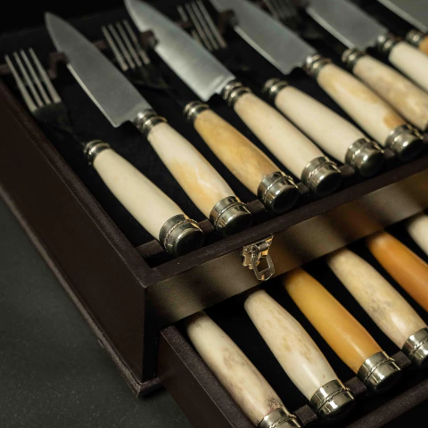 Hueso Rustico y Alpaca - comprar online