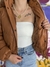 jaqueta puffer estofada