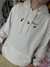 moletom canguru off white - comprar online
