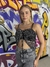 cropped franzido strass - comprar online