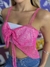 cropped franzido strass - Poquito De Estilo