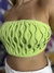 top faixa tricot bordado - loja online