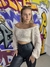cropped ciganinha tricot - Poquito De Estilo